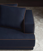 Load image into Gallery viewer, Filetto — Contrast-Piped Luxury Sofa