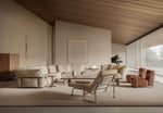 Load image into Gallery viewer, Dorsale — Modular Linen Sofa with Back Rail Detail