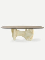 Load image into Gallery viewer, Minosé Aureon Onyx Dining Table