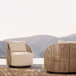 Load image into Gallery viewer, Corda outdoor lounge chair — landscape view showing form and proportion — Minosé


