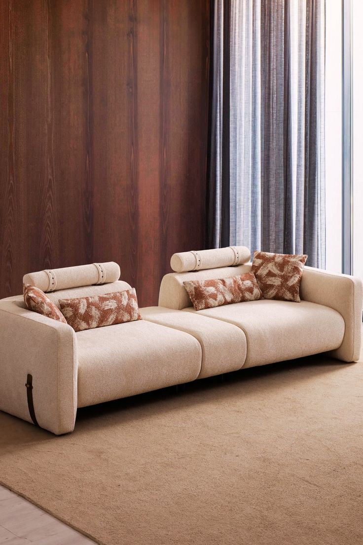 Bardot — Bolster-Headrest Modular Sofa