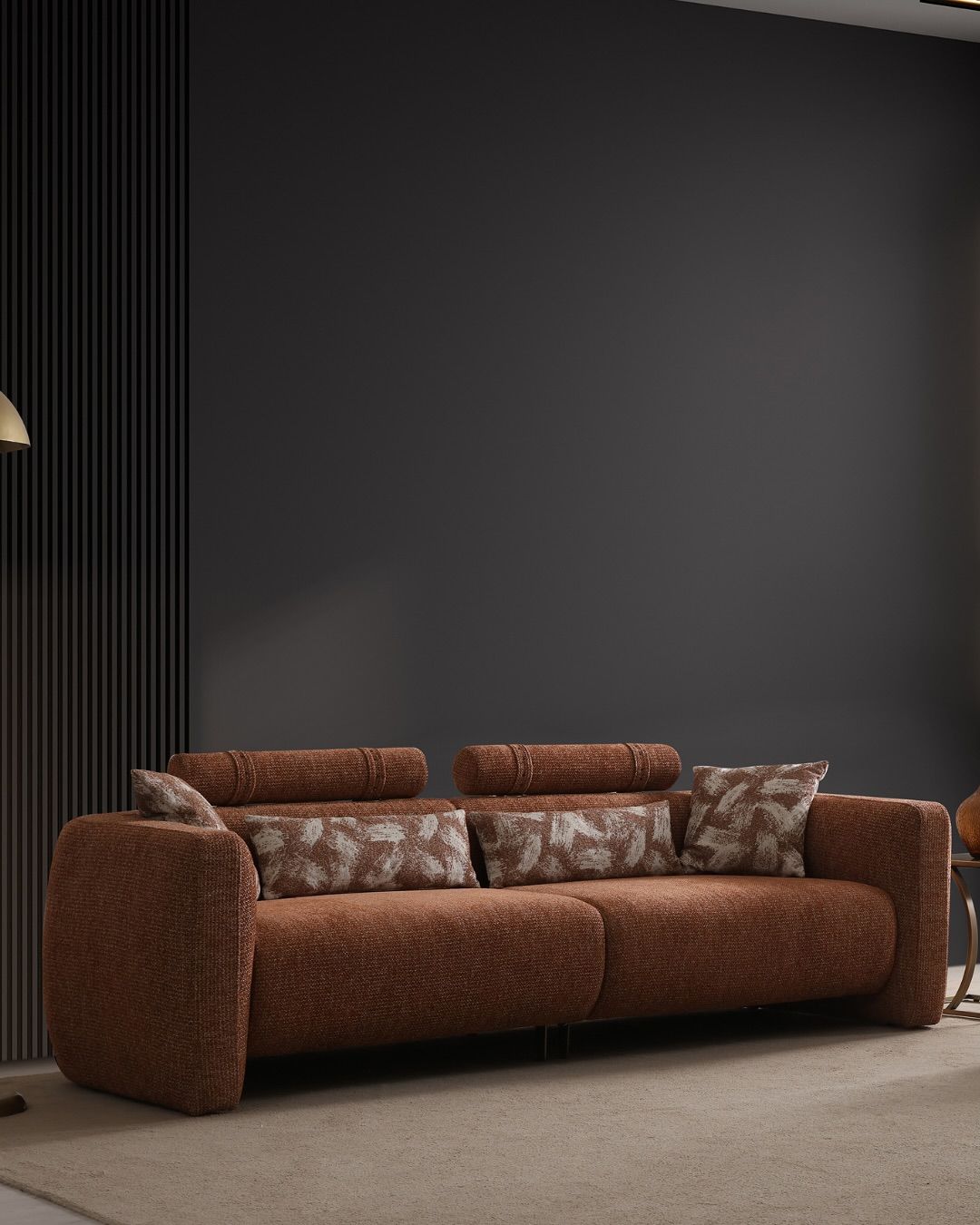 Bardot — Bolster-Headrest Modular Sofa