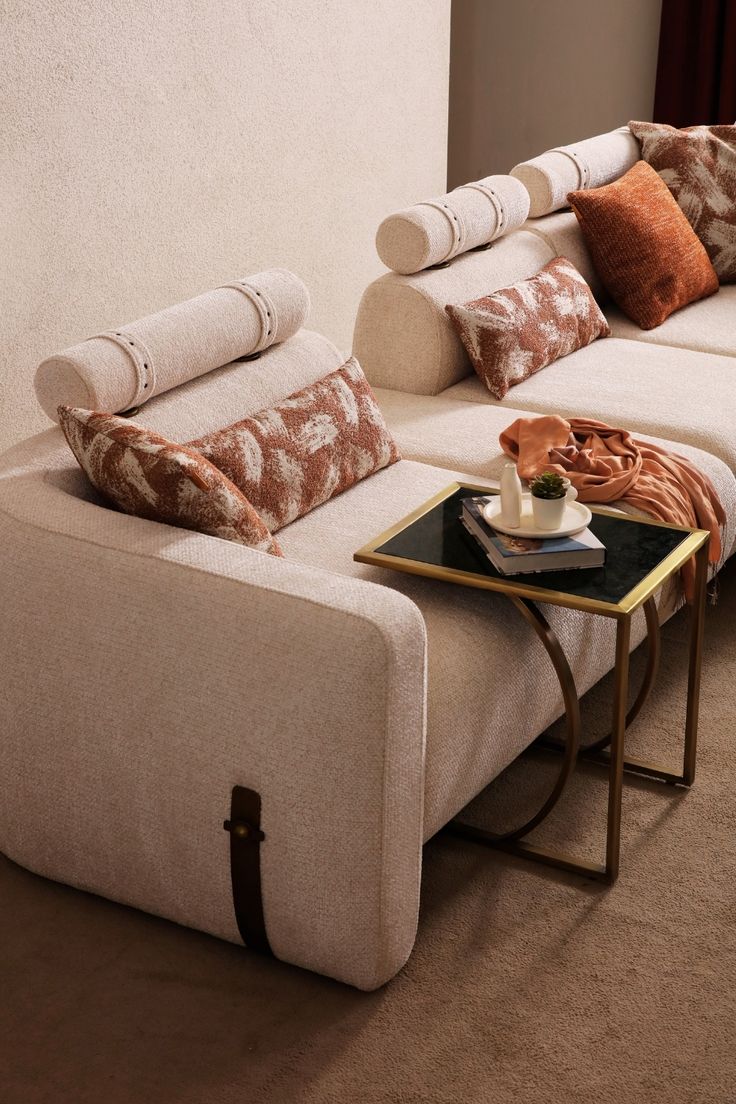 Bardot — Bolster-Headrest Modular Sofa