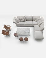 Load image into Gallery viewer, Dorsale — Modular Linen Sofa with Back Rail Detail
