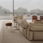 Load image into Gallery viewer, Dorsale — Modular Linen Sofa with Back Rail Detail

