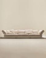 Load image into Gallery viewer, Dorsale — Modular Linen Sofa with Back Rail Detail
