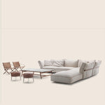 Load image into Gallery viewer, Dorsale — Modular Linen Sofa with Back Rail Detail
