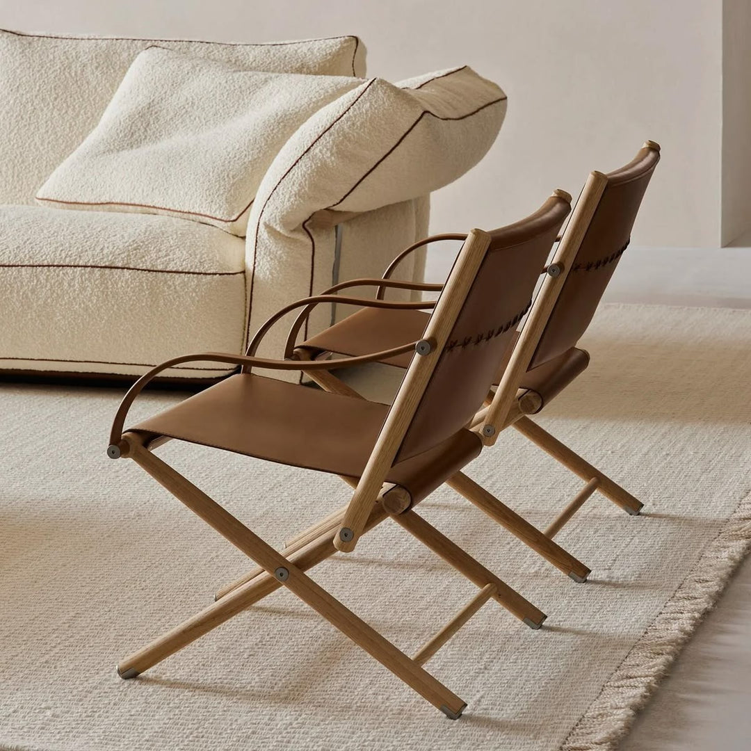Dorsale — Modular Linen Sofa with Back Rail Detail